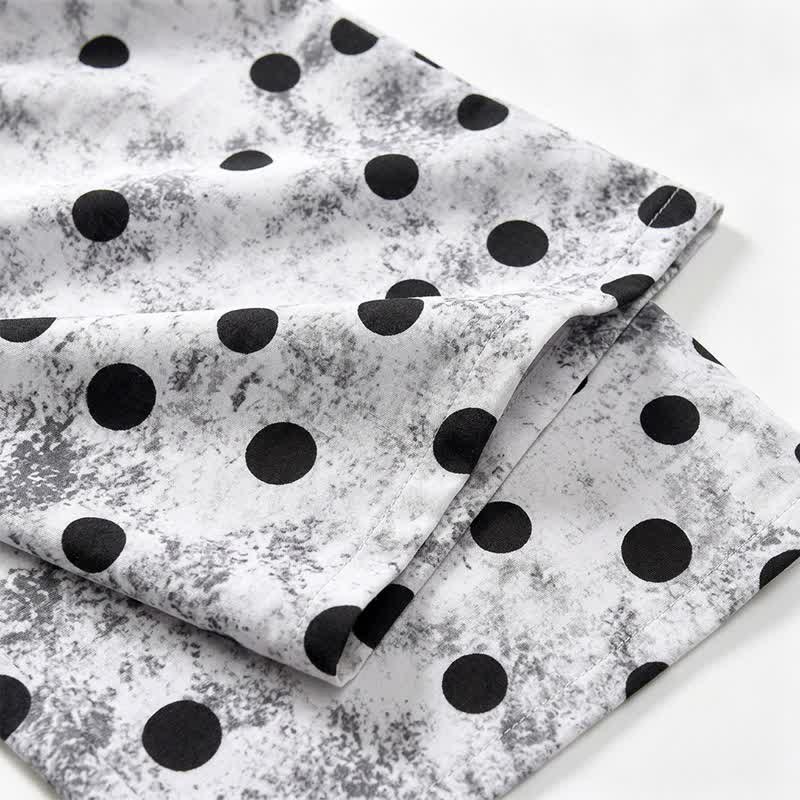 Ownkoti Polka Dot Cropped Pajama Pants - image 5