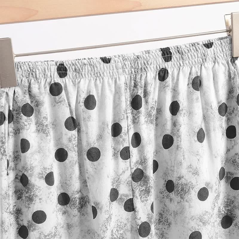 Ownkoti Polka Dot Cropped Pajama Pants - image 4