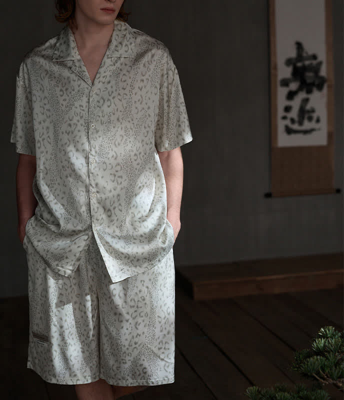 Ownkoti His & Hers Silky Satin Loungewear Set - Men - 2XL - image 7