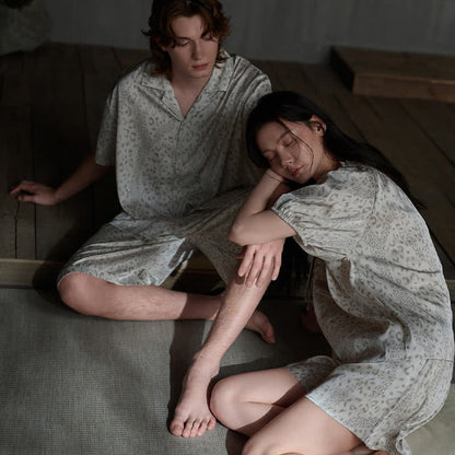 Ownkoti His & Hers Silky Satin Loungewear Set - image 1