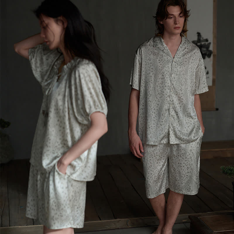 Ownkoti His & Hers Silky Satin Loungewear Set - image 2