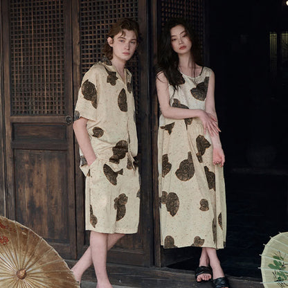 Ownkoti Matching Couple Shell Print Sleepwear Set - image 2