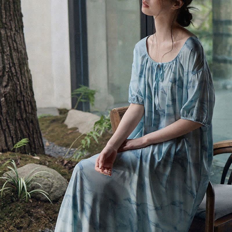 Ownkoti Blue Watercolor His & Hers Loungewear Set - image 8