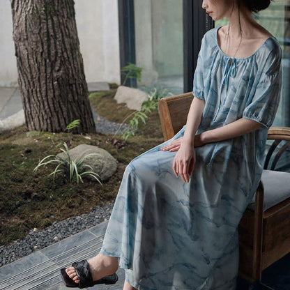 Ownkoti Blue Watercolor His & Hers Loungewear Set - Women - XL - image 7