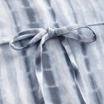 Ownkoti Matching Couple Tie Dye Stripe Sleepwear Set - image 13