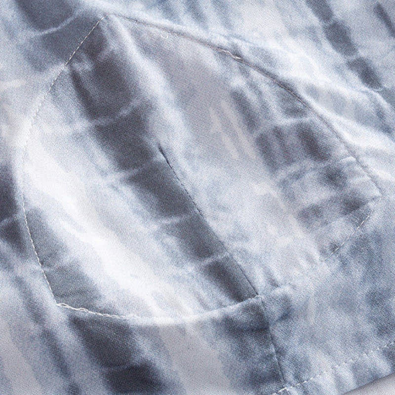 Ownkoti Matching Couple Tie Dye Stripe Sleepwear Set - image 9