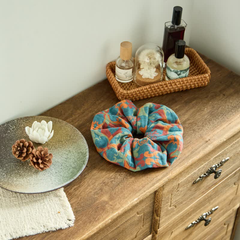 Ownkoti Boho Floral Scrunchies 3pc Set - image 3