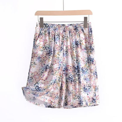 Ownkoti Summer Floral Cotton Smocked Waist Lounge Shorts - image 4
