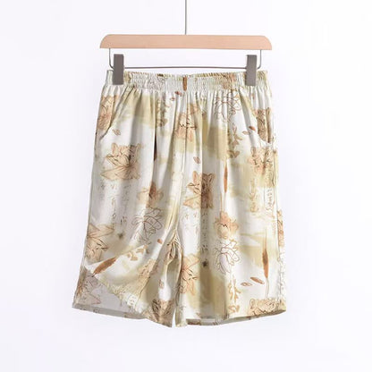 Ownkoti Soft Floral Cotton Lounge Shorts - image 4