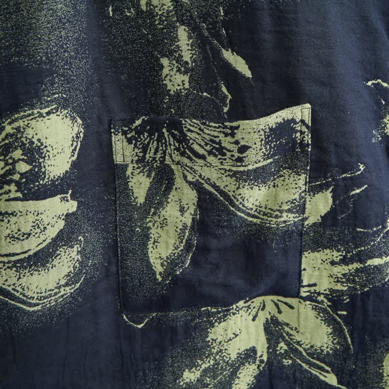 Ownkoti Watercolor Floral Organic Cotton Kimono Robe - image 20