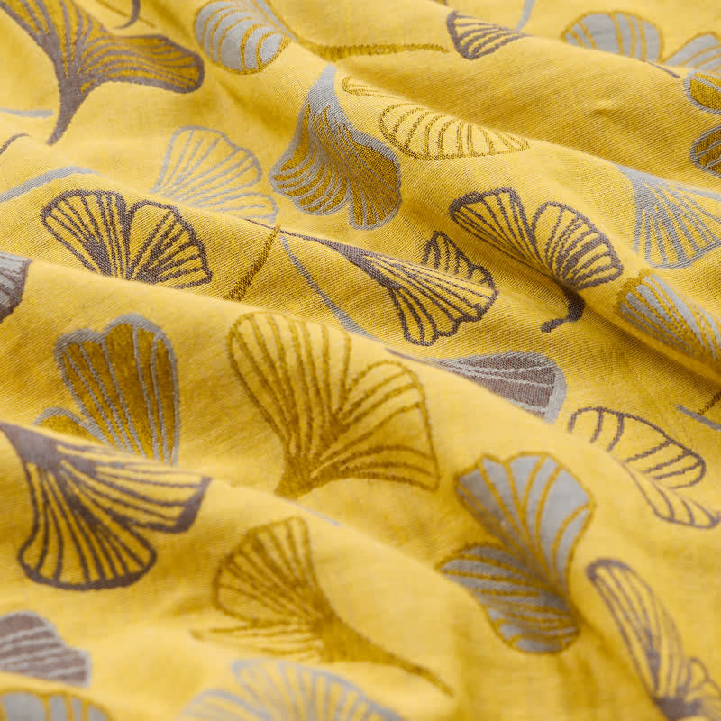 Ownkoti Ginkgo Print Scrunchies Set of 3 - image 6