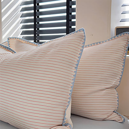 Ownkoti Stripe Scalloped Edge Washed Cotton Bedding Set  - image 2