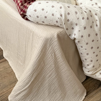 Ownkoti Cherry Gingham Washed Cotton Soft Cozy Bedding Set - image 6