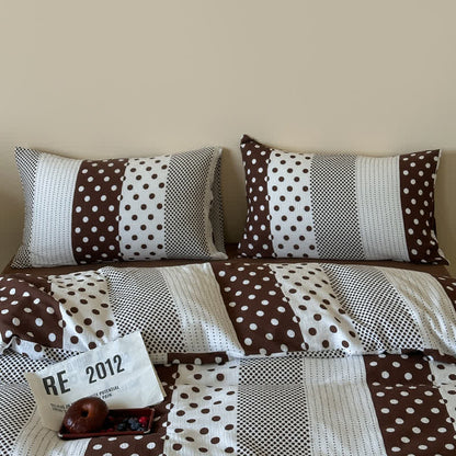 Ownkoti Patchwork Polka Dot Double Gauze Bedding Set - image 8