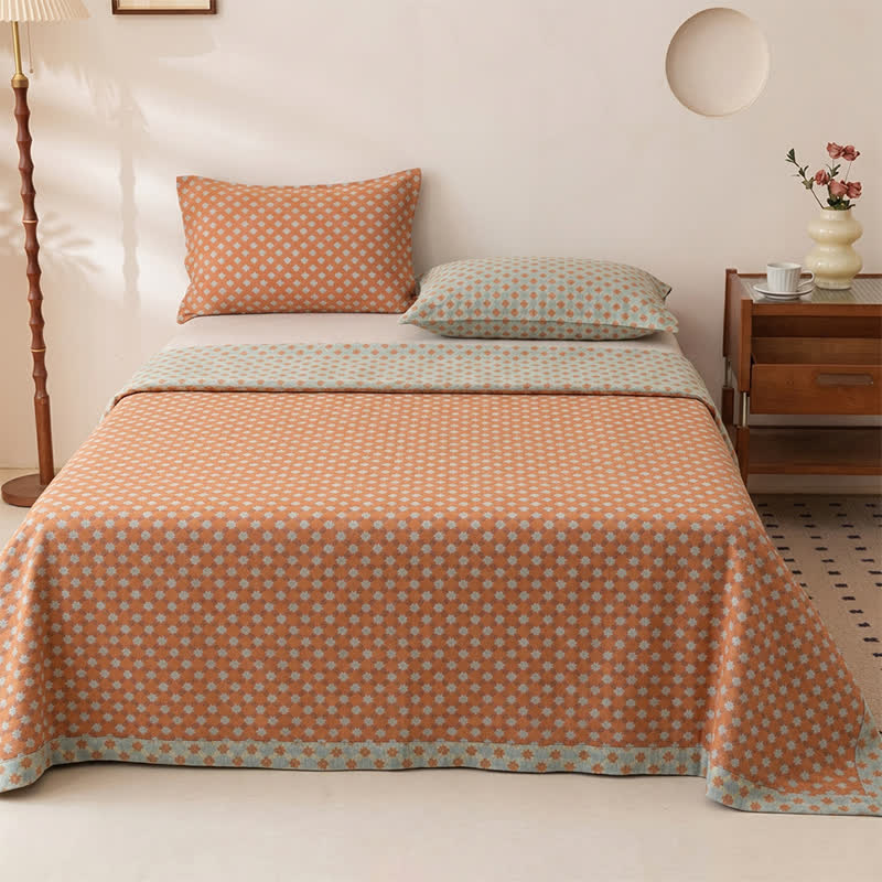 Ownkoti Vintage Classic Floral Cotton Bedspread - Bedspread with 2PCS Pillowcases - King - image 0