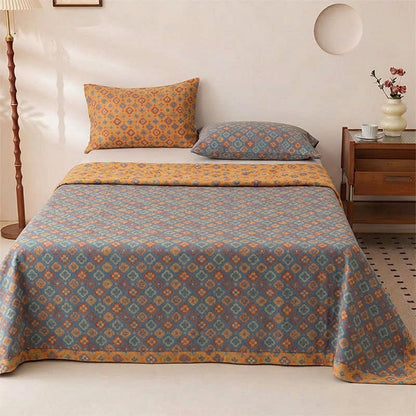 Ownkoti Vintage Floral Romantic Cotton Bedspread - Bedspread with 2PCS Pillowcases - King - image 0