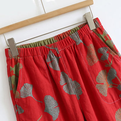 Ownkoti Elegant Ginkgo Cami Cotton Pajama Set - image 14