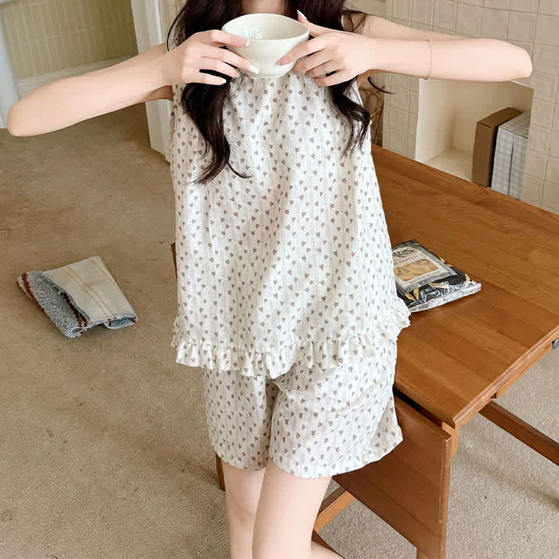 Ownkoti Sweet Cotton Sleeveless Loungewear Set - image 1