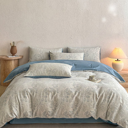 Ownkoti Botanical Whisper Washed Cotton Jacquard Bedding Set - image 13