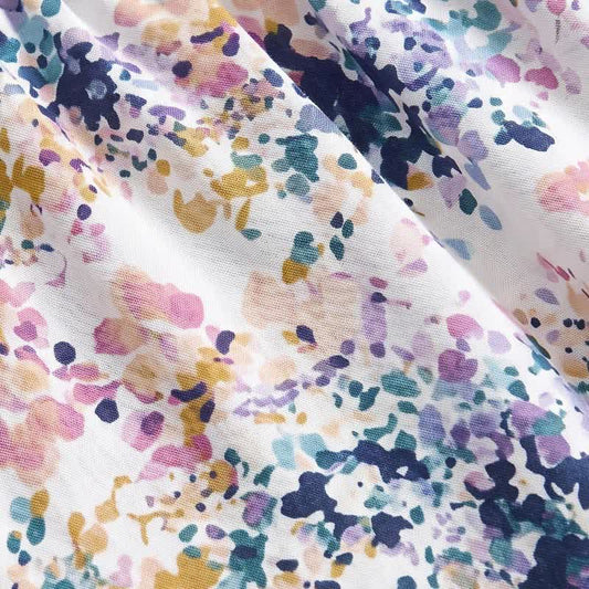 Ownkoti Summer Floral Cotton Smocked Waist Lounge Shorts - image 0