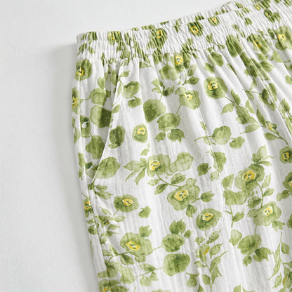 Ownkoti Summer Floral Cotton Lounge Shorts - image 2