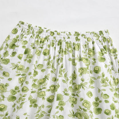Ownkoti Summer Floral Cotton Lounge Shorts - image 1