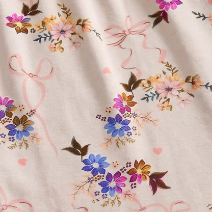 Ownkoti Vintage Floral Relaxed Fit Lounge Shorts - image 3