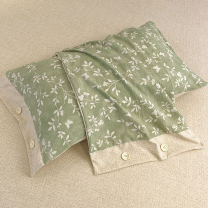 Ownkoti Leafy Vine Cotton Linen Blanket Quilt - image 4