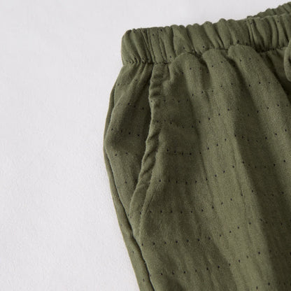 Ownkoti Relaxed Cotton Gauze Drawstring Lounge Shorts - image 40