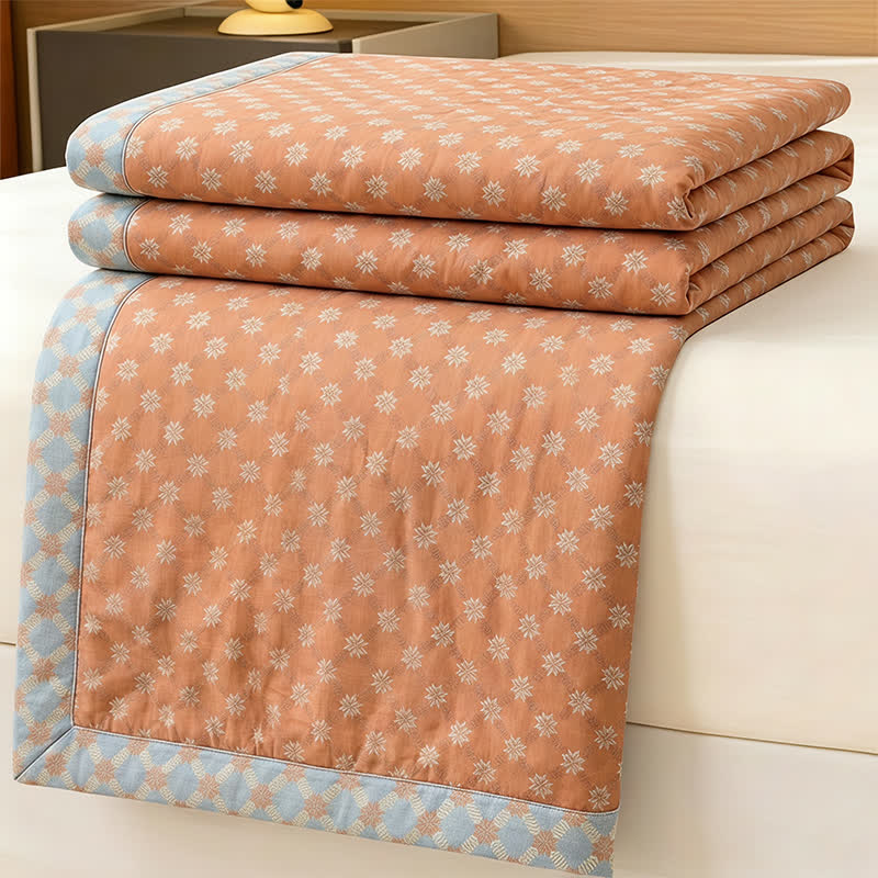 Ownkoti Vintage Classic Floral Cotton Bedspread - image 3