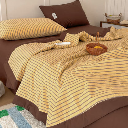 Ownkoti Cozy Farmhouse Cotton Two-Tone Striped Bedding Set - image 6