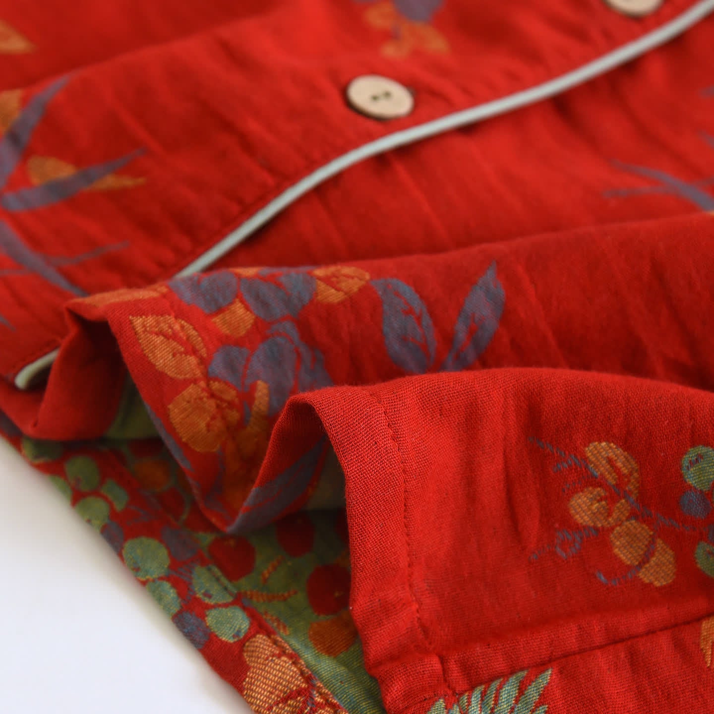 Ownkoti Vintage Bird Floral Cotton Loungewear Set - image 10
