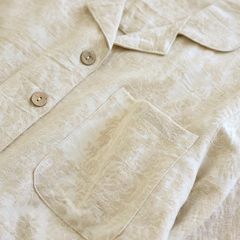 Ownkoti Minimalist-style Couple Button Front Loungewear Set - image 6
