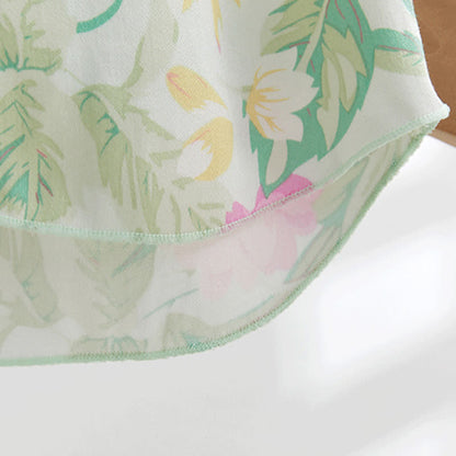 Ownkoti Mint Satin Ruffle Cami and Floral Shorts Loungewear Set - image 9