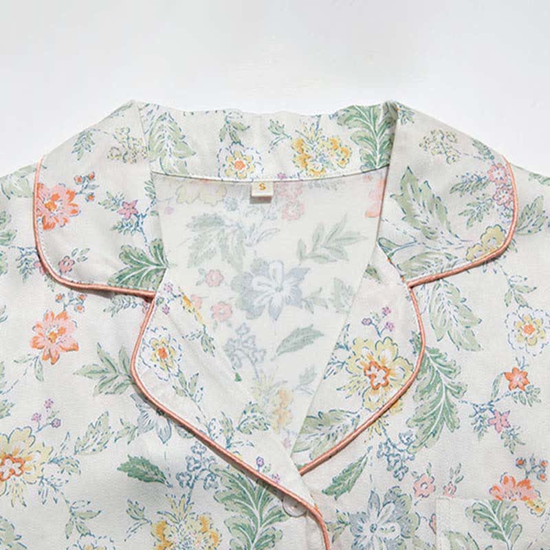 Ownkoti French Floral Satin Short Pajama Set for Summer Nights - image 7