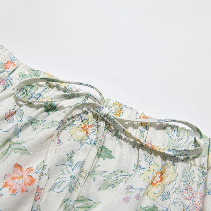 Ownkoti French Floral Satin Short Pajama Set for Summer Nights - image 14