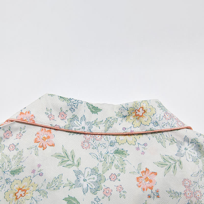 Ownkoti French Floral Satin Short Pajama Set for Summer Nights - image 10