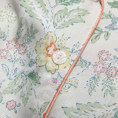 Ownkoti French Floral Satin Short Pajama Set for Summer Nights - image 11