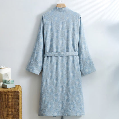 Ownkoti Sunflower Cotton Waffle Kimono Bathrobe - image 14