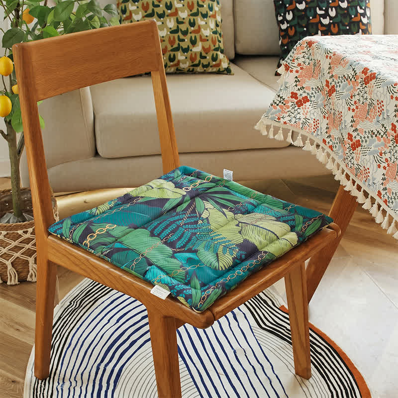 Ownkoti Tropical Chain Leaf Memory Foam Seat Cushion - image 2