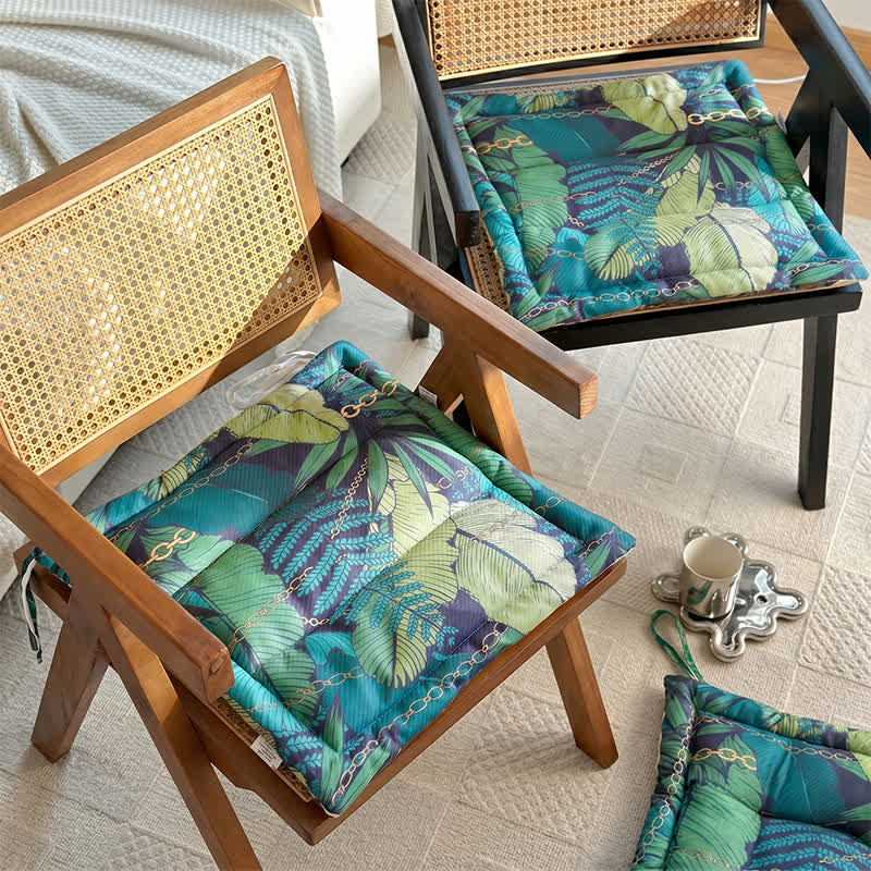 Ownkoti Tropical Chain Leaf Memory Foam Seat Cushion - image 1
