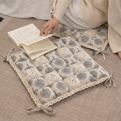 Ownkoti Vintage Country Floral Lace Chair Cushion - image 9