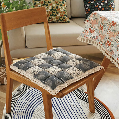 Ownkoti Vintage Country Floral Lace Chair Cushion - image 2