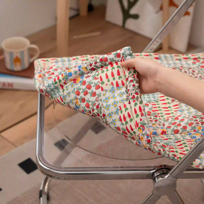 Ownkoti Cottage Floral Patchwork Chair Cushion - image 4
