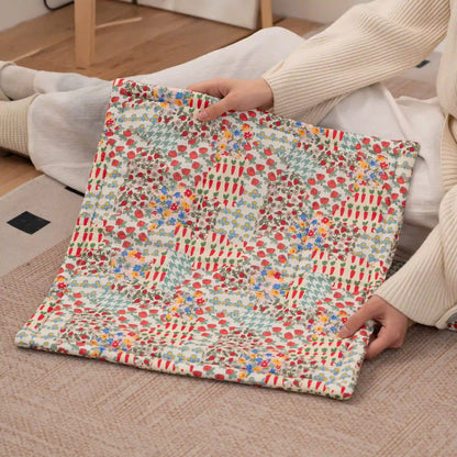 Ownkoti Cottage Floral Patchwork Chair Cushion - image 3