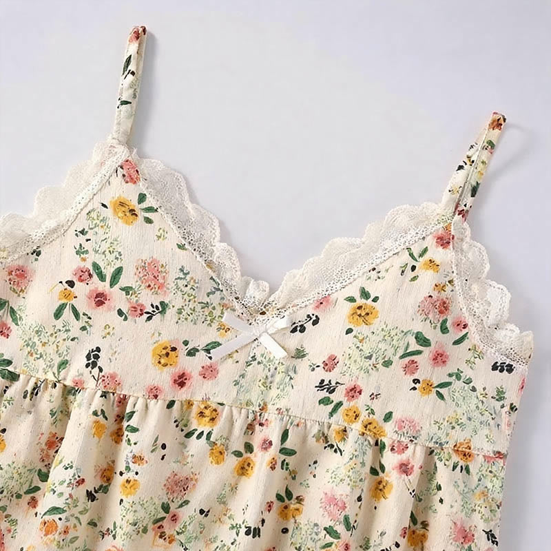 Ownkoti Romantic Floral Cami and Ankle Pants Lounge Set - image 4