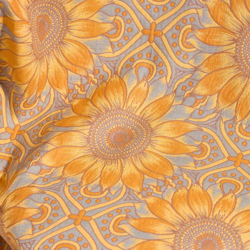 Ownkoti Boho Sunflower 3-Layer Muslin Cotton Quilt - image 13