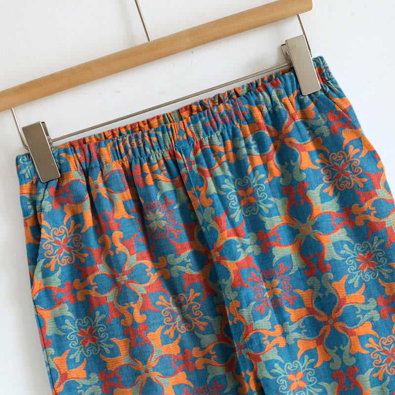 Ownkoti Boho Floral Tie Strap Pajama Set - image 3