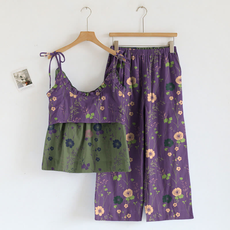 Ownkoti Wildflower Floral Cami & Pants Set - image 1