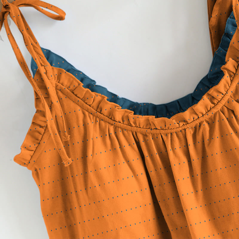 Ownkoti Textured Solid Color Cami & Pants Lounge Set - image 6
